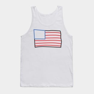 Sketch Flag Tank Top